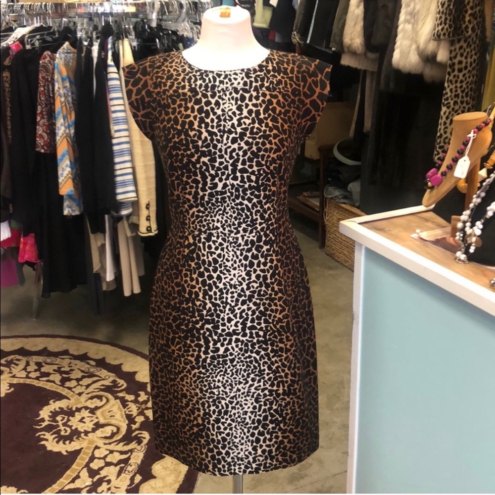 Derek Lam Animal Print Cap Sleeve Size 6